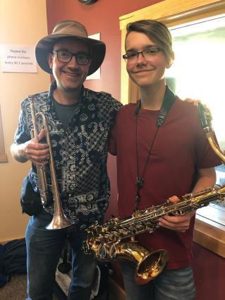Andy (left) and Alex Nelson. Photo by Will Moore. Andy (left) and Alex Nelson. Photo by Will Moore.
