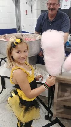 Cotton Candy was a hit at the Birch Grove Halloween Carnival on Sunday, Oct. 28