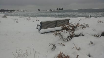 The Big Lake looks especially chilly this New Year's Eve week