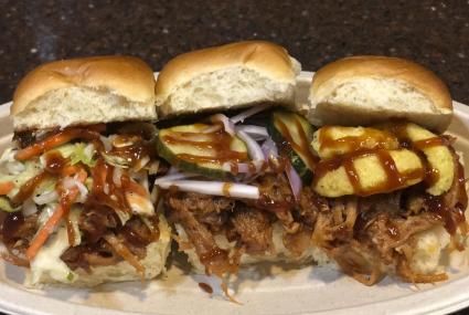 Slider Flights - One of the new foods at the 2018 State Fair.  Photo courtesy Minnesota State Fair