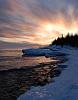 Sweethearts Bluff in Winter by David Grinstead