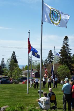 Respect and remembrance at Memorial Day ceremony - Photo by Gary Siesennop