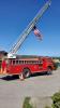 The Grand Marais Fire Department's ladder truck in Harbor Park in remembrance of those lost on Sept. 11, 2001. Photo R. Silence