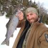 Lucas Leaf, executive director of the Sportsmen for the Boundary Waters--and lucky fisherman--was at the governor's announcement