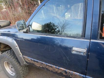 A marked up vehicle in Grand Marais. Photo courtesy of Cook County Sheriff's Office