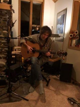 Michael Gulezian performs in Grand Marais - photo by Sara Stover