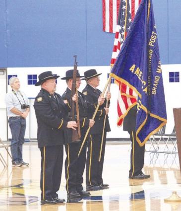 American Legion Post 413 at a past Veterans Day concert at the school. File photo Rhonda Silence