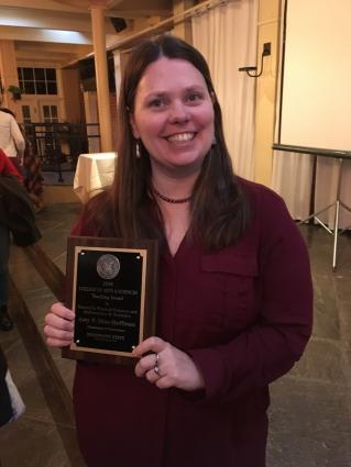 Amy Moe, a CCHS graduate and professor at Mississippi State, received a Teaching Excellence Award in March. Submitted photo.