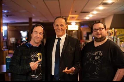 Brandon Cole and colleagues--writer Wesley Johnson, actor Chris Mulkey, and Cole. Submitted photo