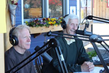 Buck and Bob at the Wooden Boat Show Live Remote Broadcast by Annela Rova