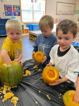 Children at Iron Tykes Learning Center in Mountain Iron - Photo courtesy of Iron Tykes