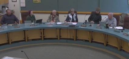 County board discussing public input - Video still photo courtesy of Cook County