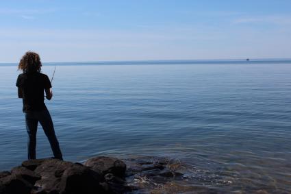 Lake Superior fishing is common on the North Shore. Photo by Joe Friedrichs