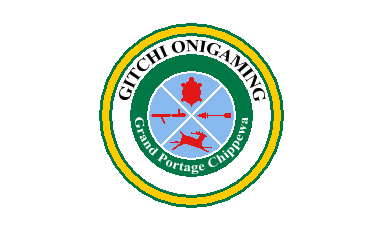 Grand Portage Band flag. Submitted image