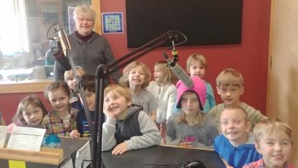 The Bear Cubs class from Great Expectations shared holiday music with WTIP.