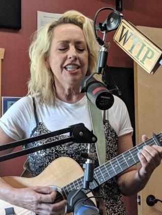 Courtney Yasmineh plays at WTIP. Photo by Will Moore