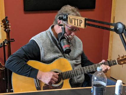 Fred Anderson at WTIP in 2019. Photo by Will Moore