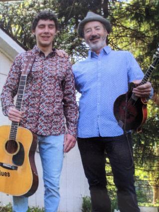 Ari and Chris Silver - from back cover of Sheltered Ari and Chris Silver - from back cover of Sheltered