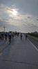 RAGBRAI 2021 started with warm temperatures and steady climbs. Photo by Will Moore