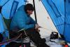Matthew Schmidt fishes for trout on a Gunflint Trail lake. Photo by Joe Friedrichs