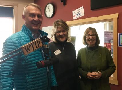 Speak your Peace representatives Rob Karwath and Monica Bruning with WTIP's Rhonda Silence