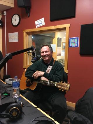 Jim McGowan in Studio A.