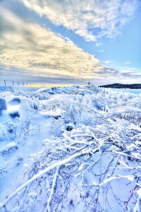 Grand Marais in Blue by Stephan Hoglund