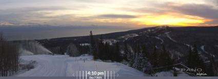 A look at skiing operations at Lutsen Mountains, courtesy of the Lutsen Mountains webcam