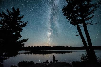 Dark skies are a natural treasure in the BWCA. Photo by Travis Novitsky