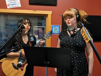 Kenna Rose (left) and Maja Sullivan of Red Lips - photo by Will Moore