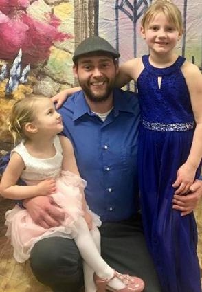 Matt Conlin and his daughters at the Father-Daughter Dance 2019