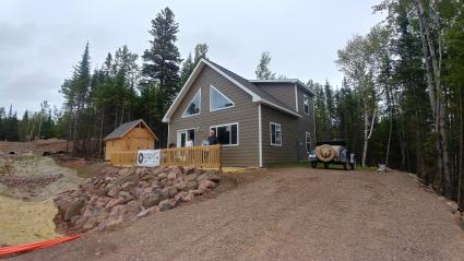 From one home to eight, the Nordic Star neighborhood in Grand Marais has grown. Photo by Rhonda Silence