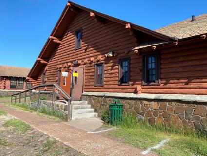 The Old Log Community building was the polling place for the Tuesday, June 9 primary election. Submitted photo