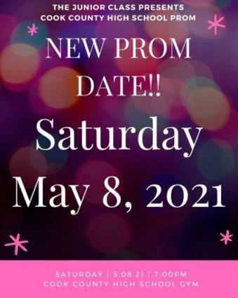 The CCHS Prom was postponed in April, but will be held Saturday, May 8. Image courtesy of ISD 166