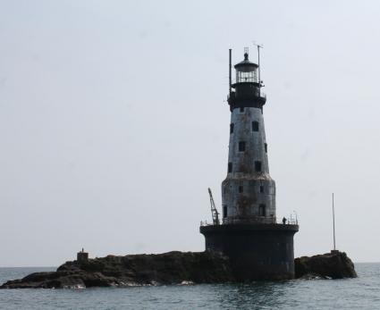 Rock of Ages Lighthouse at Isle Royale, July 2019 - Photo by Rhonda Silence