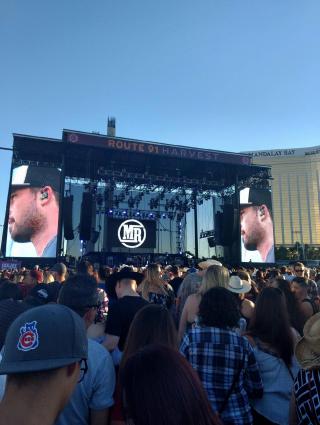 The Route 91 Harvest festival before the shooting took place. Photo by Ann Honer