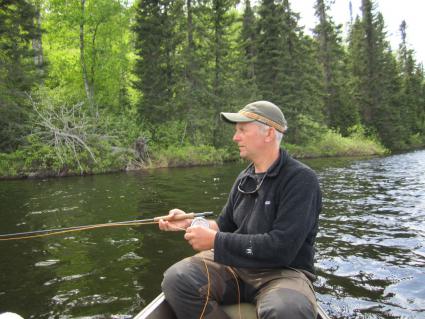 Graham Rowe enjoyed a couple of days of fishing for brook trout and walleyes near Grand Marais (Shawn Perich)