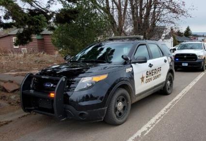 Sheriff squad car in the City of Grand Marais - Photo by Rhonda Silence