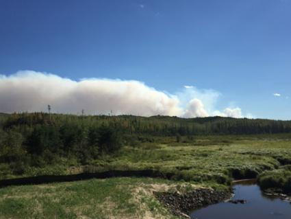 Smoke Plume Photo By Marcia Roepke