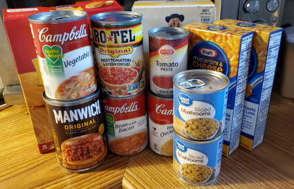 The Grand Marais Food Shelf helps throughout the year, and is still available during the COVID-19 pandemic. Photo R. Silence