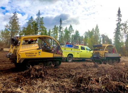 The Minnesota Department of Natural Resources J-5 is an important firefighting tool. Photo courtesy of US Forest Service