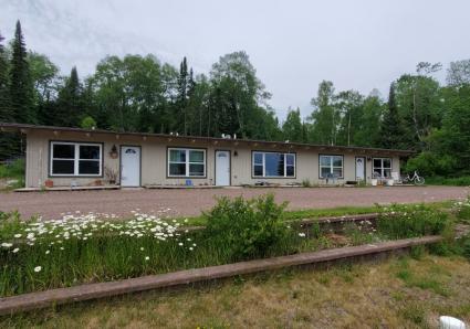 The former Wedgewood Motel is now three apartments for local families. Photo by Rhonda Silence