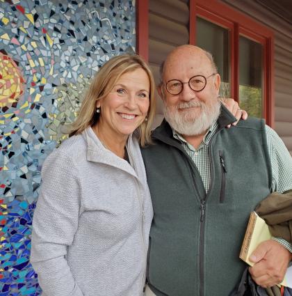 Visit Cook County Director Linda Jurek and Chamber Director Jim Boyd - Photo by Rhonda Silence