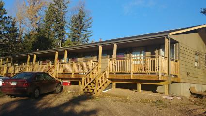 Village North, an affordable housing project at the former Gofer Cabins, is slowly taking shape