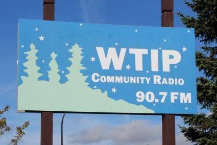 WTIP sign on Highway 61. Photo by Joe Friedrichs