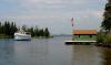 M/V Wenonah approaches historic dock at Isle Royale - photo by Carah Thomas