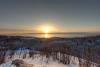 Wolf Ridge sunrise over Lake Superior. Photo courtesy of Wolf Ridge ELC