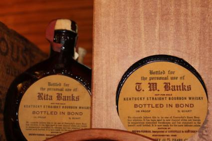 Liquor from Tommy Banks remains at the Hungry Jack Lake cabin. All photos by Joe Friedrichs