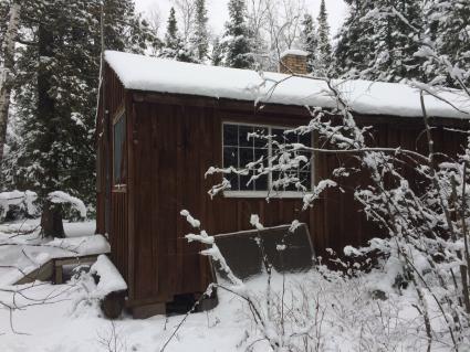 A small, federally-owned cabin near Brule Lake. Photo by Joe Friedrichs