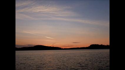 Quetico Park sunrise in Cache Bay. Photo by Matthew Baxley